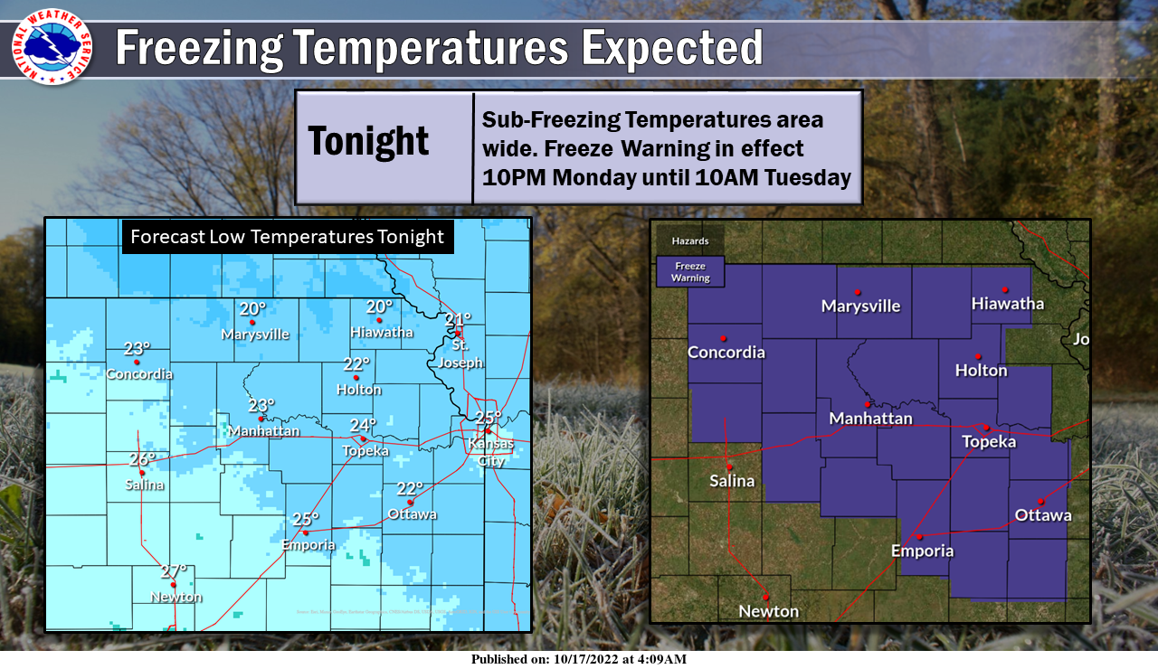 FREEZE WARNING FREEZE WARNING 2022 
